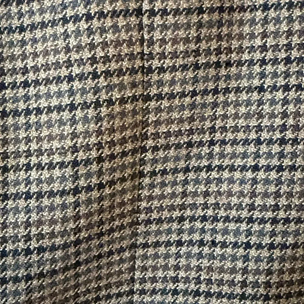 Lauren Ralph Lauren Classic Houndstooth Check Men's 42R Blazer EarthTones
